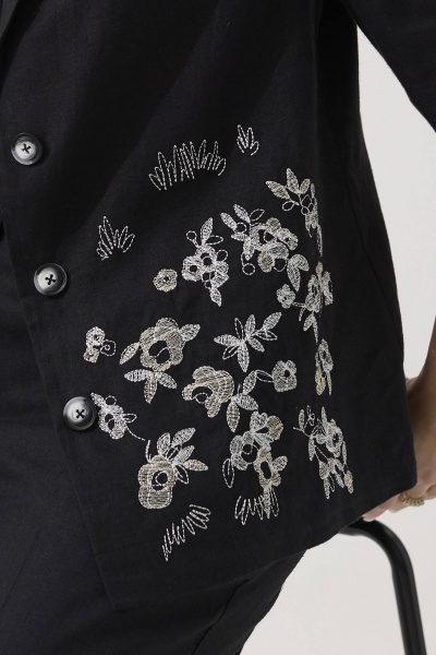 Брюки, жакет Ma Сherie 3046 черный - фото 3