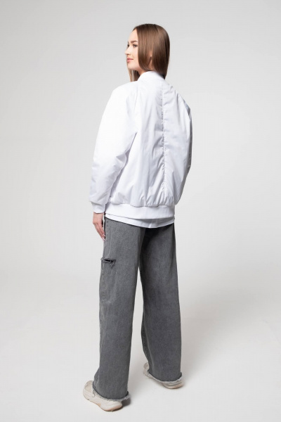 Демисезонная куртка на каждый день белая MT.Style 216250131 - фото 5