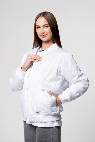Демисезонная куртка на каждый день белая MT.Style 216250131 - фото 1