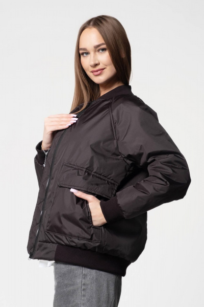 Демисезонная куртка на каждый день черная MT.Style 216250129 - фото 5