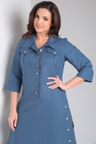 Платье Celentano lite 5025.2 синий - фото 13