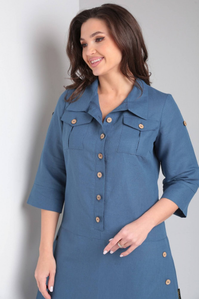 Платье Celentano lite 5025.2 синий - фото 12