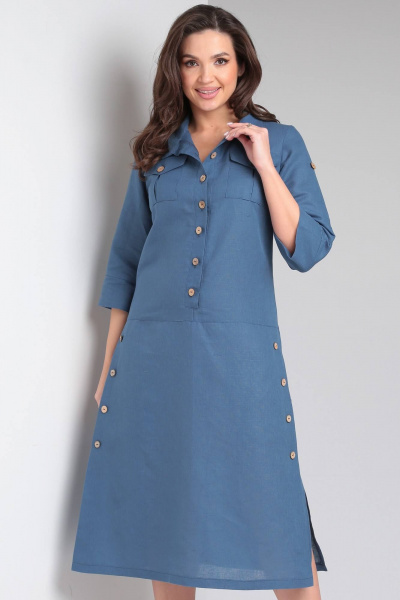 Платье Celentano lite 5025.2 синий - фото 9