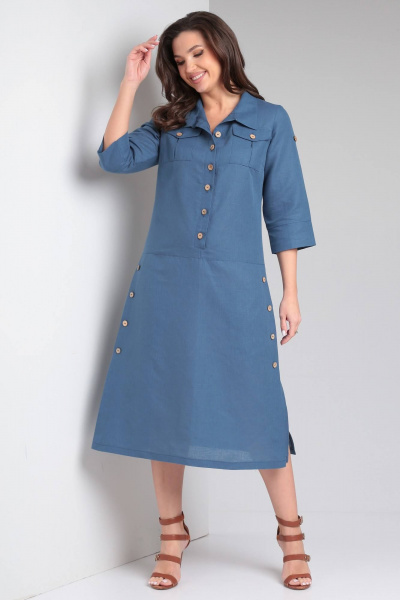 Платье Celentano lite 5025.2 синий - фото 8