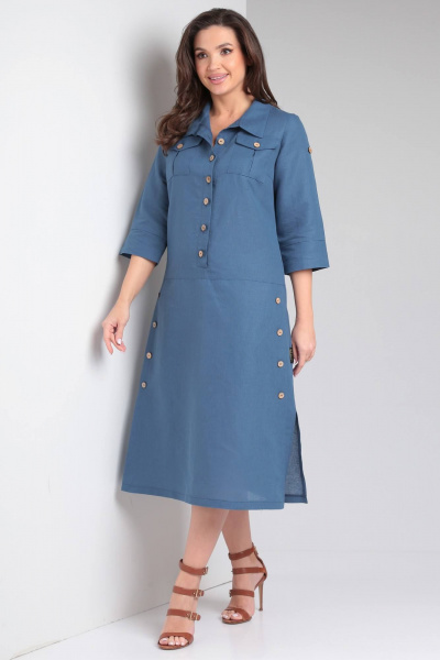 Платье Celentano lite 5025.2 синий - фото 7