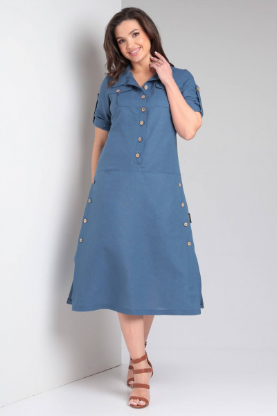 Платье Celentano lite 5025.2 синий - фото 4