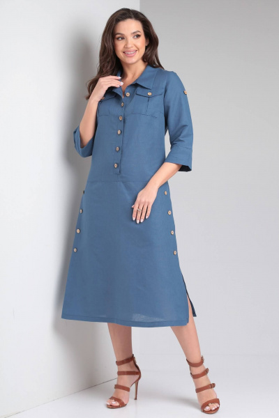 Платье Celentano lite 5025.2 синий - фото 2