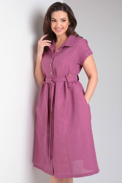 Платье Celentano lite 5027.2 малиновый - фото 5