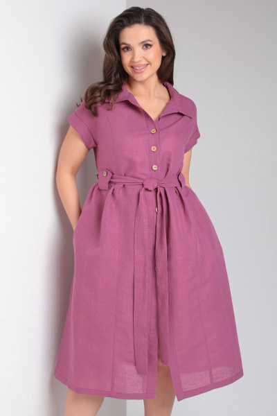 Платье Celentano lite 5027.2 малиновый - фото 4