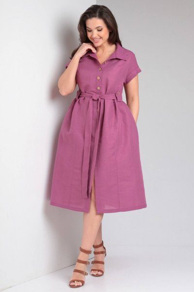 Платье Celentano lite 5027.2 малиновый - фото 3