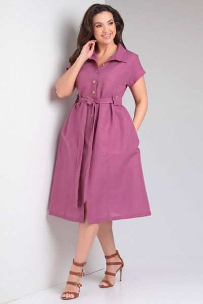 Платье Celentano lite 5027.2 малиновый - фото 2