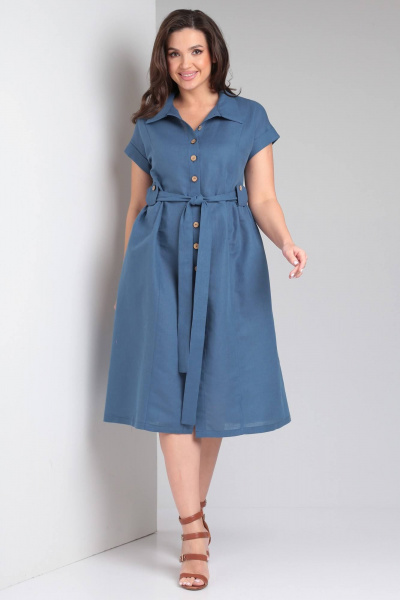 Платье Celentano lite 5027.2 синий - фото 12