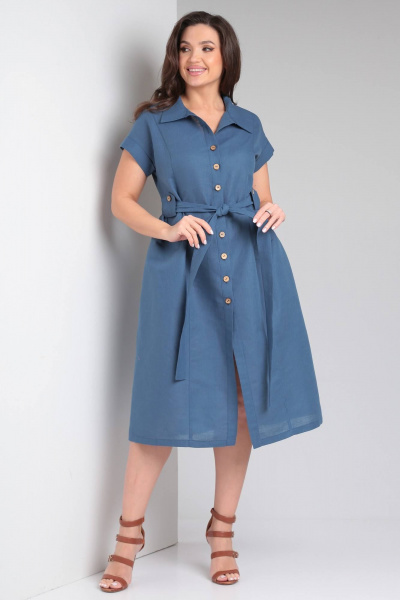Платье Celentano lite 5027.2 синий - фото 10