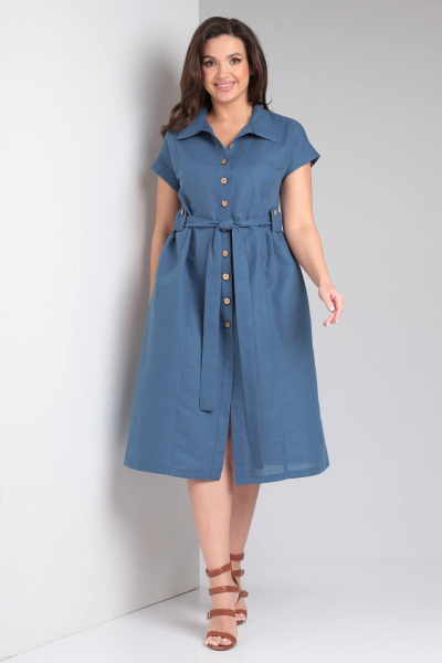 Платье Celentano lite 5027.2 синий - фото 9