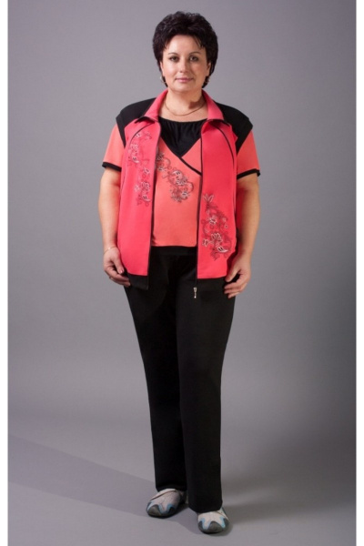 Спортивный женский костюм 3 предмета из хлопка Classic Moda 583-2 - фото 2