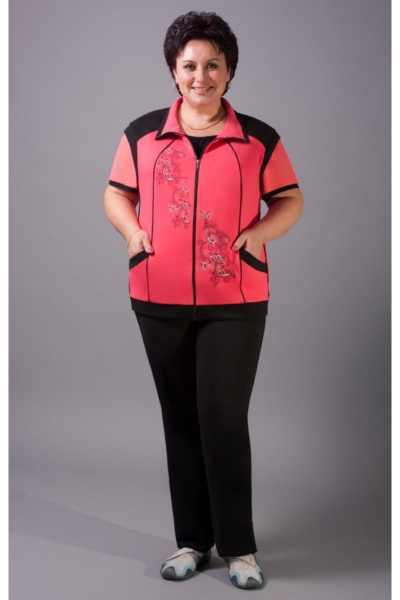 Спортивный женский костюм 3 предмета из хлопка Classic Moda 583-2 - фото 1