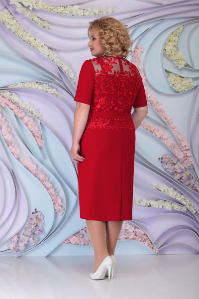 Жакет, платье Ninele 3101 красный - фото 4