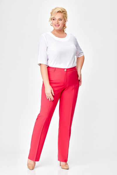 Легкие прямые брюки из поливискозной ткани для летнего сезона Swallow 728 - фото 14