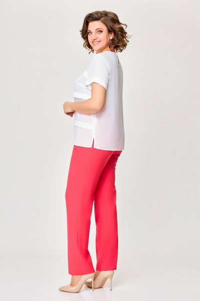 Легкие прямые брюки из поливискозной ткани для летнего сезона Swallow 728 - фото 12