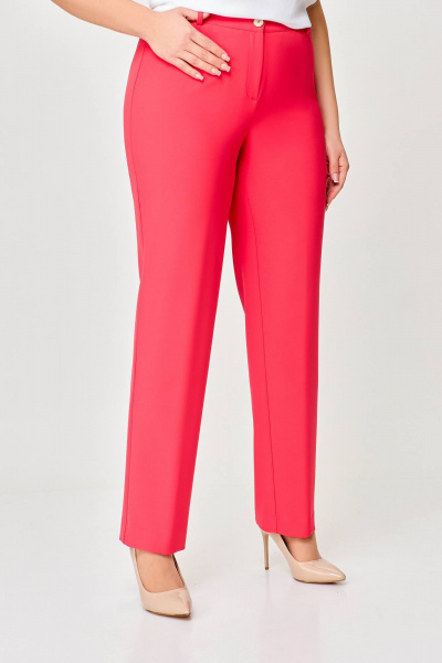 Легкие прямые брюки из поливискозной ткани для летнего сезона Swallow 728 - фото 8