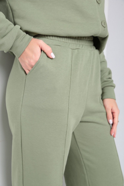 Брюки и укороченный кардиган из трикотажа для демисезона Modema м.501/2 - фото 4