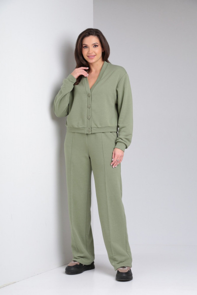 Брюки и укороченный кардиган из трикотажа для демисезона Modema м.501/2 - фото 2