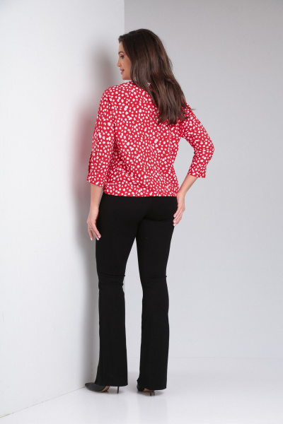 Демисезонная блуза свободного кроя из вискозы Modema м.735/4 - фото 6