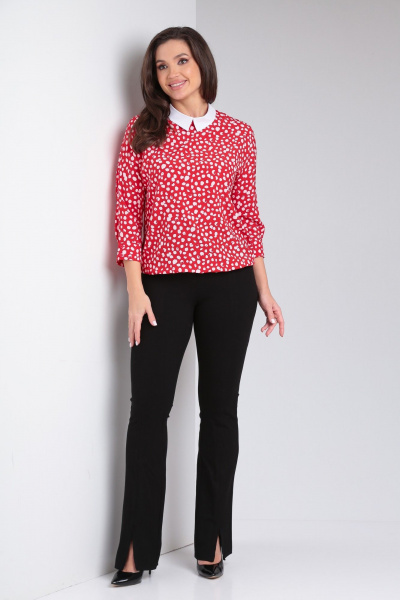 Демисезонная блуза свободного кроя из вискозы Modema м.735/4 - фото 5