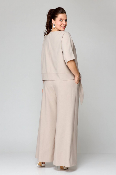 Брюки, туника Koketka i K 1142-2 светло-бежевый - фото 7