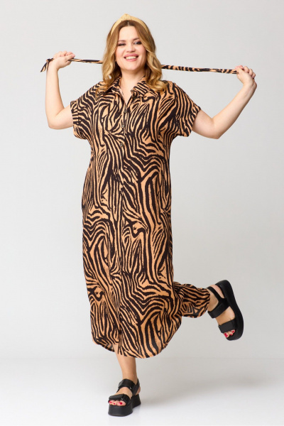 Платье Michel chic 993/2 сафари - фото 2