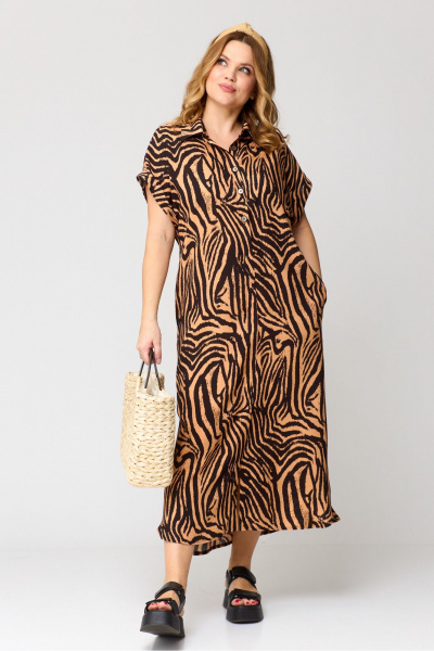 Платье Michel chic 993/2 сафари - фото 4