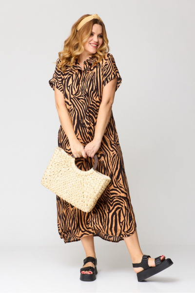 Платье Michel chic 993/2 сафари - фото 3