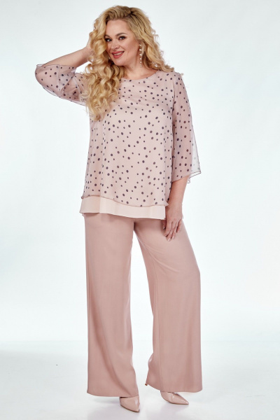 Блуза, брюки Anastasia 1099.2 пыльная_роза - фото 10