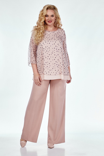 Блуза, брюки Anastasia 1099.2 пыльная_роза - фото 6