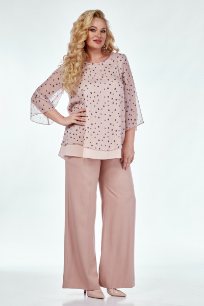 Блуза, брюки Anastasia 1099.2 пыльная_роза - фото 5
