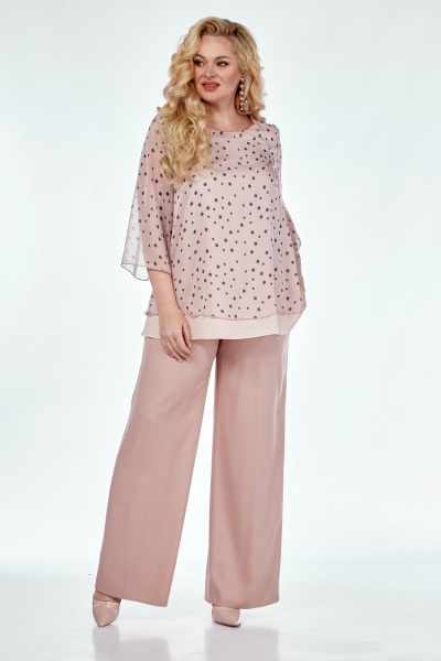 Блуза, брюки Anastasia 1099.2 пыльная_роза - фото 2