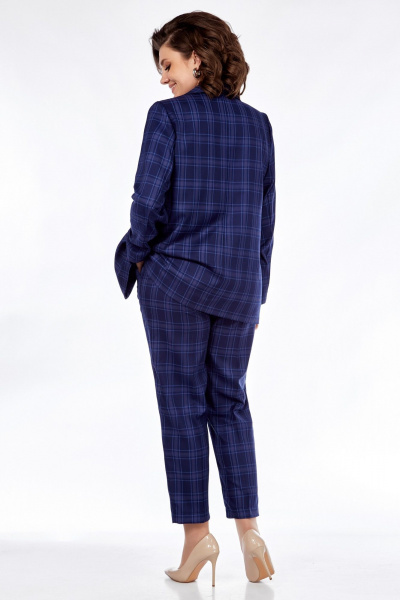 Демисезонный костюм: жакет, блуза и брюки с эффектным дизайном Медея и К 2246 - фото 6