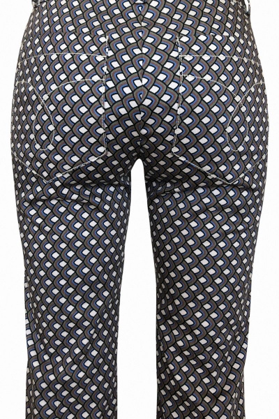 Брюки расклешенные из текстиля с застежкой на тесьму-молнию AG Green G037/6 - фото 4