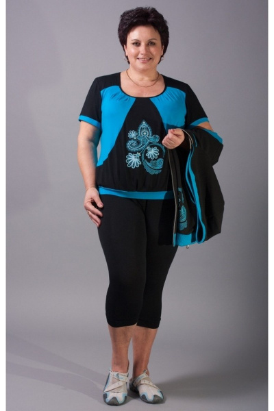 Жилет, леггинсы, майка Classic Moda 582 - фото 2