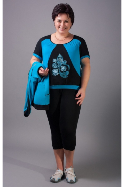 Жилет, леггинсы, майка Classic Moda 582-1 - фото 2