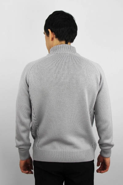 Демисезонный джемпер прямого силуэта с рукавом реглан Полесье С5107-21 1С1341-Д43 182,188 ангора - фото 3