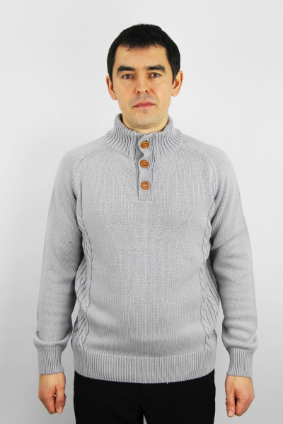 Демисезонный джемпер прямого силуэта с рукавом реглан Полесье С5107-21 1С1341-Д43 182,188 ангора - фото 1