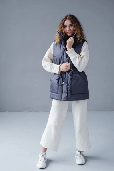 Демисезонный жилет из плащёвой ткани и текстиля MT.Style 174384222 - фото 1