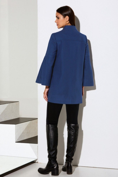 Пальто Lissana 3933 лазурный - фото 3