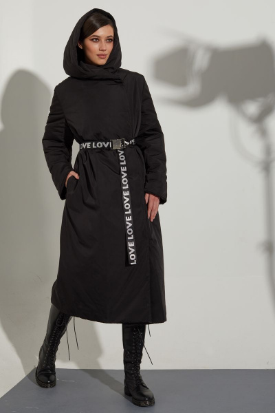 Пальто Golden Valley 7110 черный - фото 1