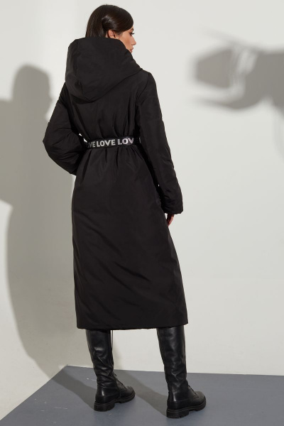 Пальто Golden Valley 7110 черный - фото 2