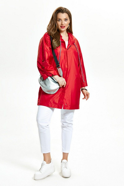 Парка TEZA 1547 красный - фото 1
