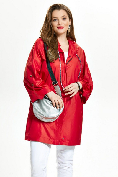 Парка TEZA 1547 красный - фото 2