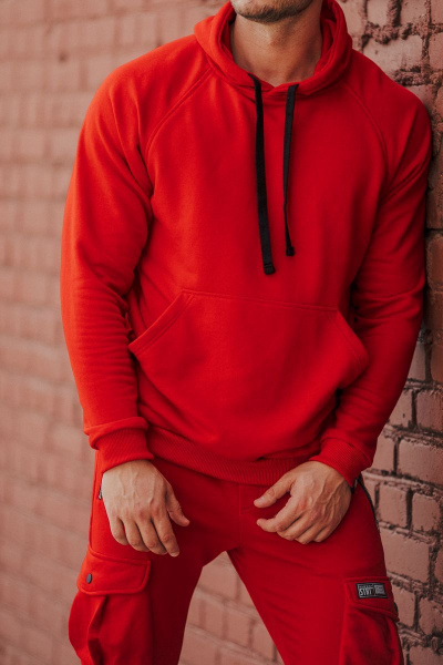 Худи RAWR 028 красный - фото 4