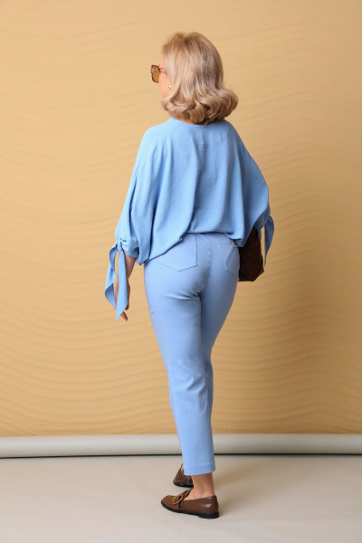 Демисезонные зауженные джинсовые брюки с карманами LM М62 - фото 4